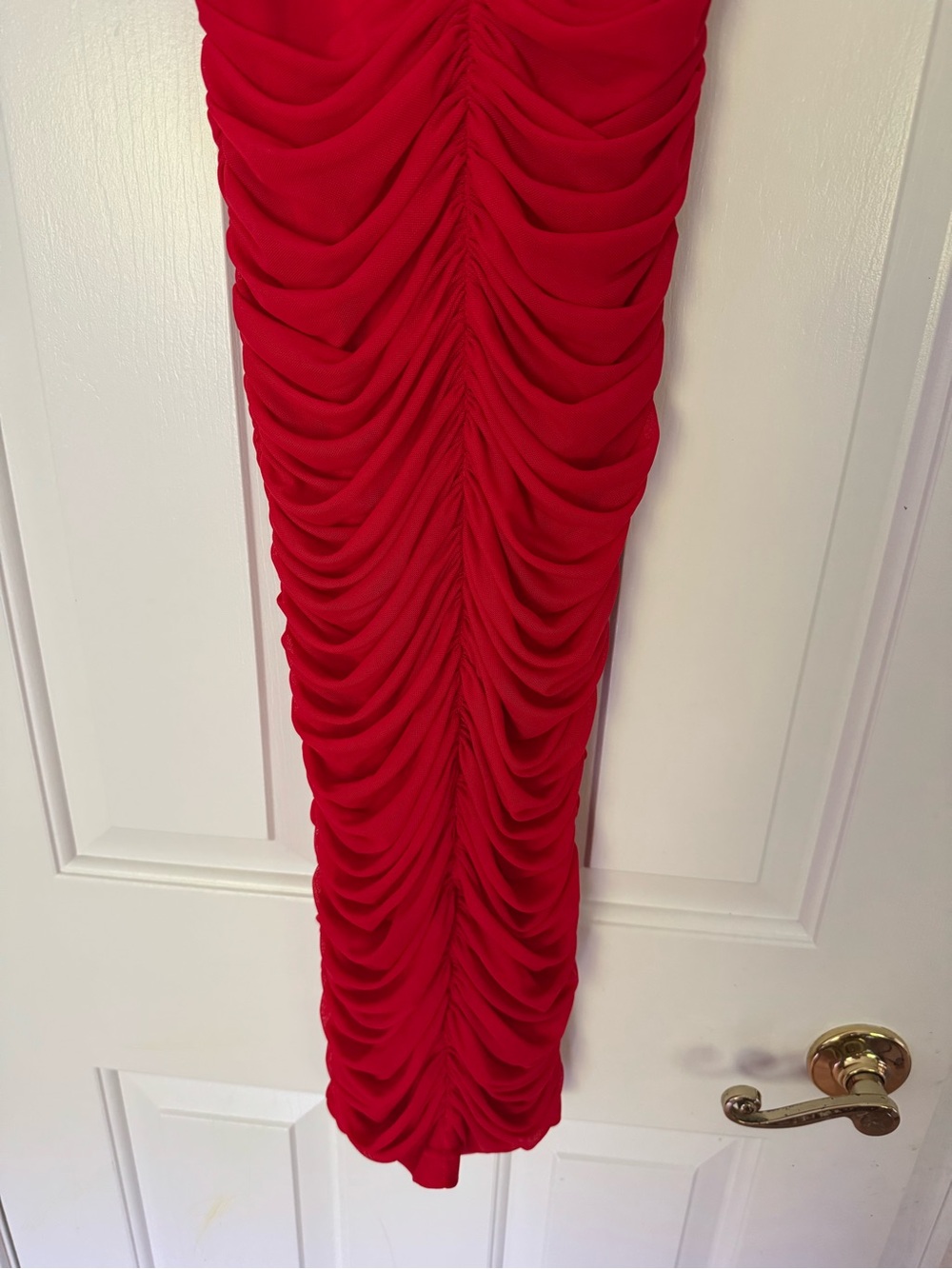 Classic Red Bodycon Dress for Women - Picture 4 of 6